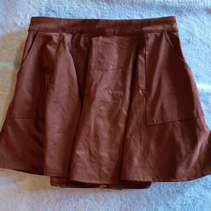 Cider Rust A-Line Skirt